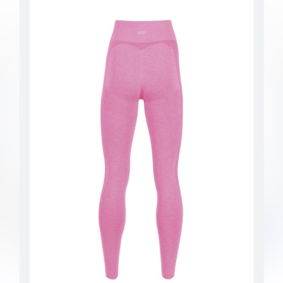 NWT KEFI Lana Seamless High Waisted Pink Legging, Medium - Picture 2 of 6